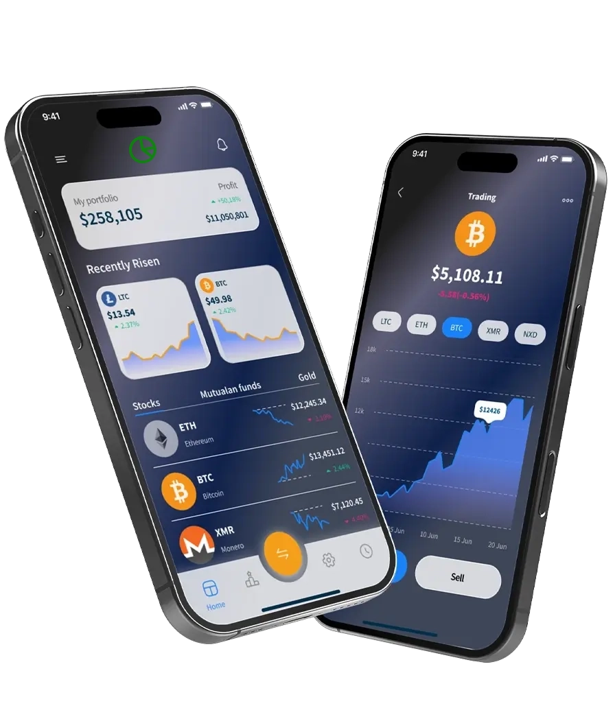 Application de trading mobile Sylera Veynor